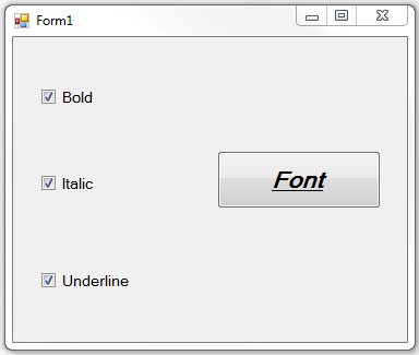 Font distortions