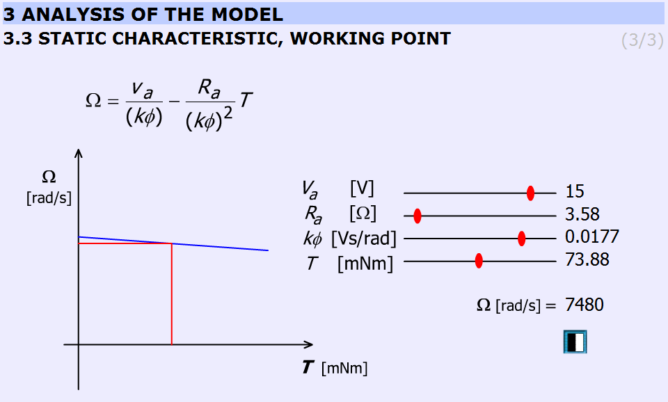 Interactive figure of the static characteristics (http://dind.mogi.bme.hu/animation/chapter3/3_2.htm)