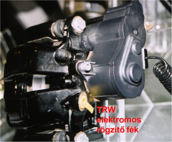 TRW-Lucas féknyeregre integrált elektromechanikus rögzítő fék