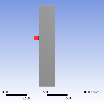 2D-s tengelyszimmetrikus csőmodell nyomásterhelése