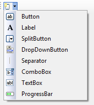 Toolkit on toolstrip
