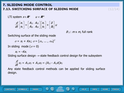 Switching surface