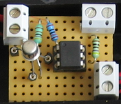 Real circuit of voltage change