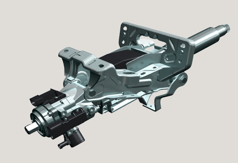 Superimposed steering actuator with planetary gear and electro motor (ZF)