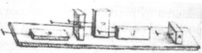 Leonardo da Vinci’s studies about the influence of apparent area upon the force of friction.