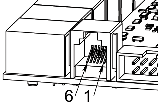Pin numbering of CAN-bus connector