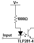 Equivalent circuit of input pins