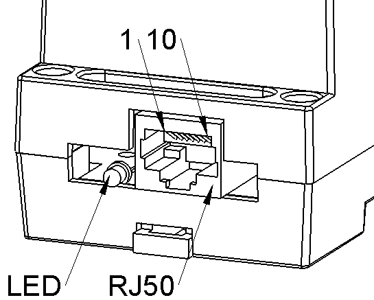 Controller side pinout