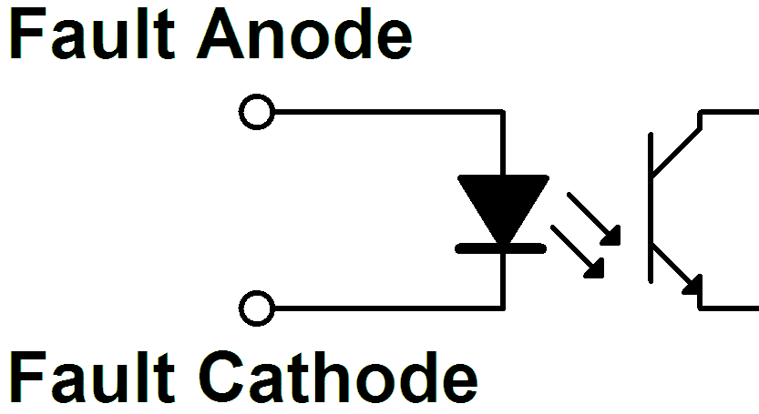 Fault input circuit equivalent circuit