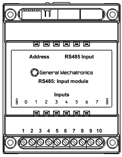 Numbering of input terminal connector