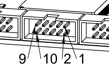 GPIO csatlakozó pin számozása, GPIO csatlakozó pin-kivezetései
