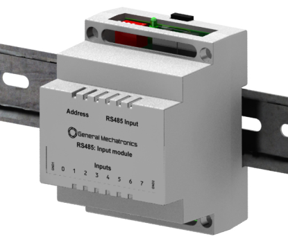 8-csatornás digitális input modul