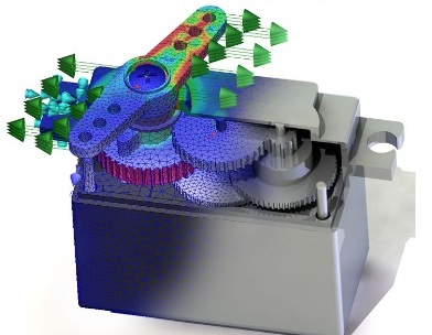 [Forrás: http://upload.wikimedia.org/wikipedia/en/7/75/NEi_Fusion_image_servo_motor_FEA_and_CAD_1000px.JPG]
